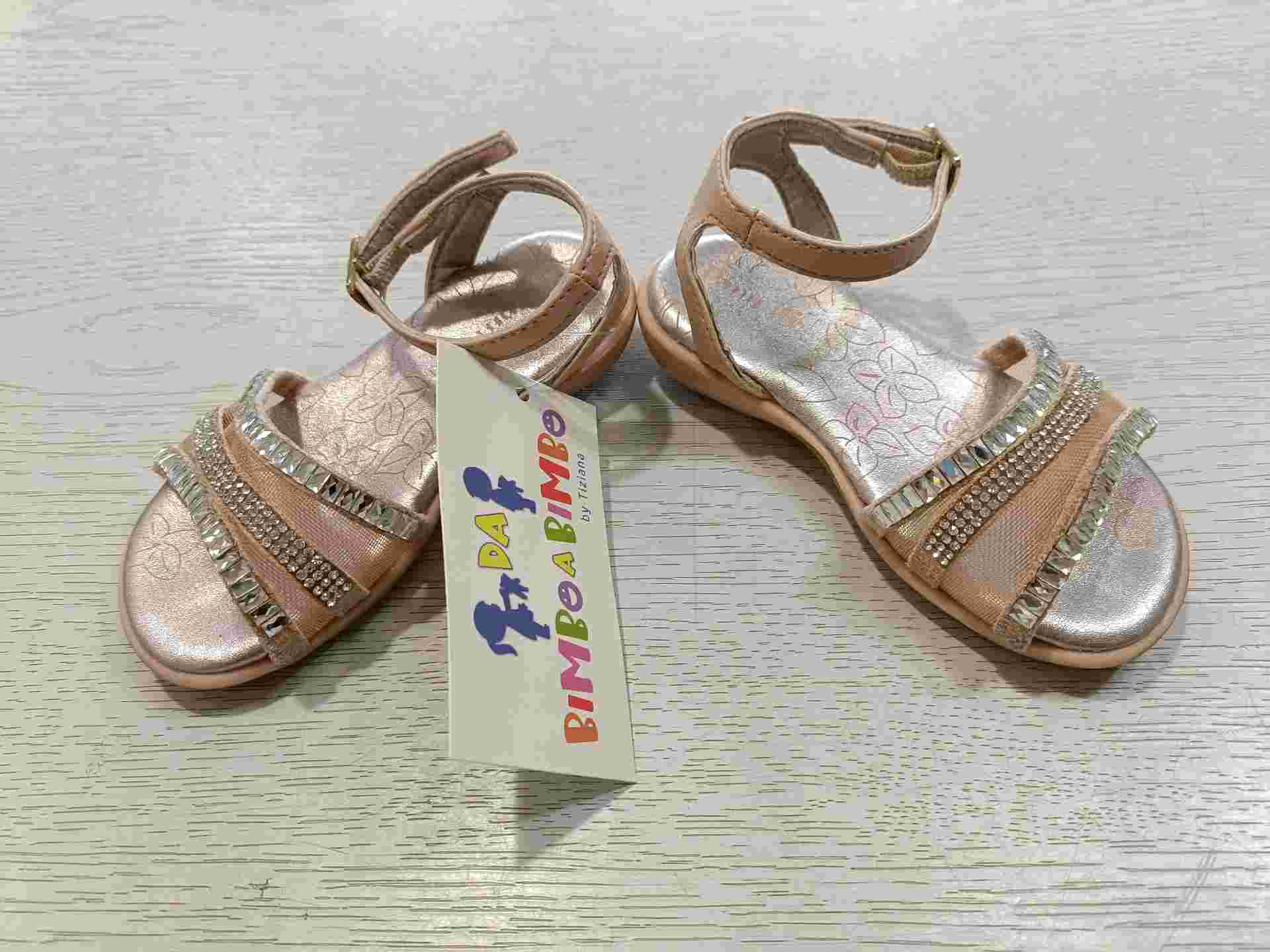 Primigi Silas Sandali In Pelle Per Bambino (0-24 Mesi) - Chiusura A Strappo - Colore Naturale