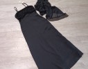 VESTITO CERIMONIA DONNA+STOLA TG S/M