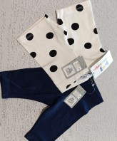 2 LEGGINS 3/6 MESI NUOVI!