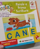 GIOCO SCATOLA PAROLE E PRIMA SCRITTURA