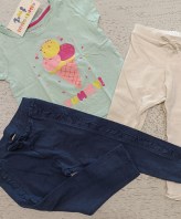 COMPLETO MAGLIA+2 LEGGINS 9/12 MESI