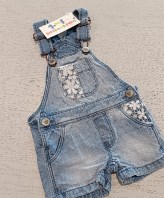 SALOPETTE JEANS 6/9 MESI