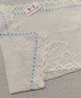 COPRILETTO COTONE CULLA FATTO A MANO