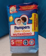 PANNOLINI PAMPERS SOLE E LUNA 12/18 KG