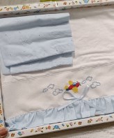 SET LENZUOLA NAVICELLA (SOLO SOPRA+COPRIGUANCIALE)...