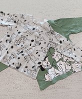 2 MAGLIE LA CARICA DEI 101 3/6 MESI