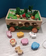 GIOCO INCASTRI LEGNO MONTESSORI (MANCANO ALCUNE...
