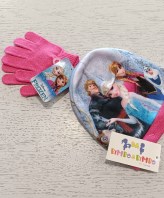 COMPLETO CAPPELLO+GUANTI FROZEN CM 52 NUOVO!