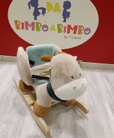 DONDOLO CON BASE LEGNO