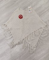 MANTELLA DI LANA FATTA A MANO 6/7 ANNI