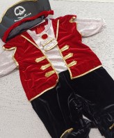 VESTITO CARNEVALE PIRATA 9 MESI