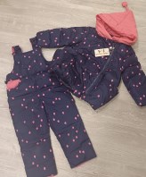 COMPLETO NEVE SALOPETTE+PIUMINO 4/5 ANNI