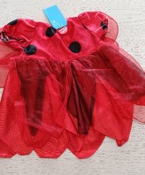 VESTITO CARNEVALE COCCINELLA 1 ANNO