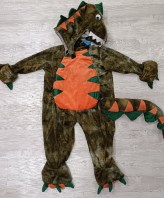 VESTITO CARNEVALE DINOSAURO 3 ANNI
