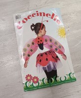 TRAVESTIMENTO CARNEVALE COCCINELLA 2/3 ANNI