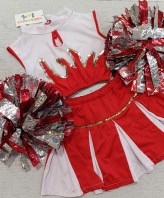 VESTITO CARNEVALE CHEAR LEADER 5/6 ANNI