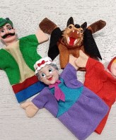 MARIONETTE DELLA STORIA DI CAPPUCCETTO ROSSO