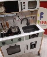 CUCINA DI LEGNO+ACCESSORI