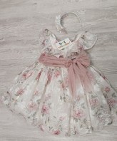 VESTITO CERIMONIA+PASSATA CAPELLI 4 ANNI