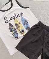 COMPLETO CANOTTA+PANTALONCINO 5/6 ANNI