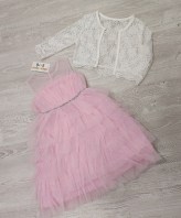 VESTITO CERIOMNIA+COPRISPALLE 6 ANNI