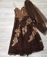 VESTITO CERIMONIA+STOLA DONNA TG 44/46