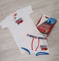 COMPLETO INTIMO CARS 9/10 ANNI