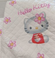 TRAPUNTINA HELLO KITTY LETTO CON SBARRE