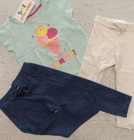 COMPLETO MAGLIA+2 LEGGINS 9/12 MESI