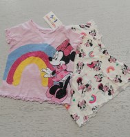 2 MAGLIE MINNIE 9/12 MESI