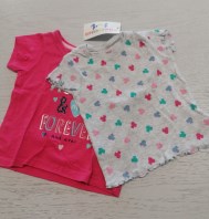 2 MAGLIE MINNIE 9/12 MESI