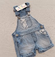 SALOPETTE JEANS 6/9 MESI