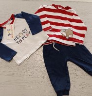 COMPLETO 2 MAGLIE+PANTALONE MAYORAL 2/4 MESI