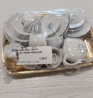 SET TAZZINE PORCELLANA