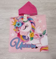 PONCHO MARE UNICORNI 9/12 MESI