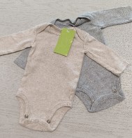 2 BODY MANICA LUNGA 0/3 MESI