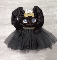 VESTITO HALLOWEEN GATTINA 8/10 ANNI