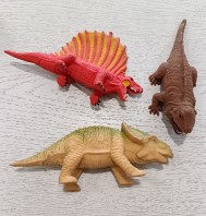 3 DINOSAURI MORBIDI