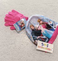 COMPLETO CAPPELLO+GUANTI FROZEN CM 52 NUOVO!