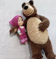 PELUCHE MASHA E ORSO