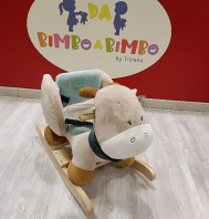 DONDOLO CON BASE LEGNO