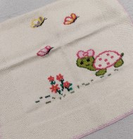 COPERTA NAVICELLA FATTA A MANO