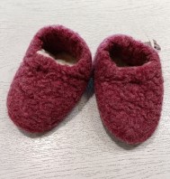 PANTOFOLE DI LANA COTTA TG 31/32