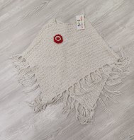 MANTELLA DI LANA FATTA A MANO 6/7 ANNI