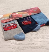 3 PAIA CALZINI CARS TG 35/38 NUOVI!!!