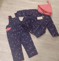 COMPLETO NEVE SALOPETTE+PIUMINO 4/5 ANNI