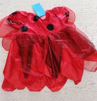 VESTITO CARNEVALE COCCINELLA 1 ANNO