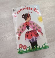 TRAVESTIMENTO CARNEVALE COCCINELLA 2/3 ANNI