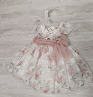 VESTITO CERIMONIA+PASSATA CAPELLI 4 ANNI