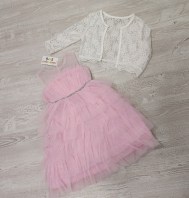VESTITO CERIOMNIA+COPRISPALLE 6 ANNI